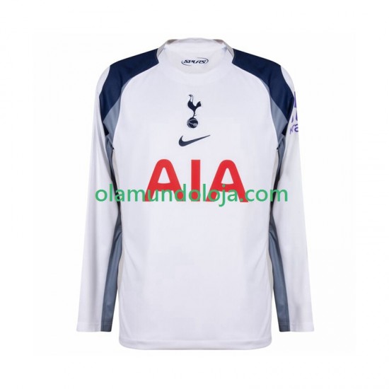 Camisola Tottenham Hotspur Homem Equipamento Primeiro 2025-2026 Manga Comprida